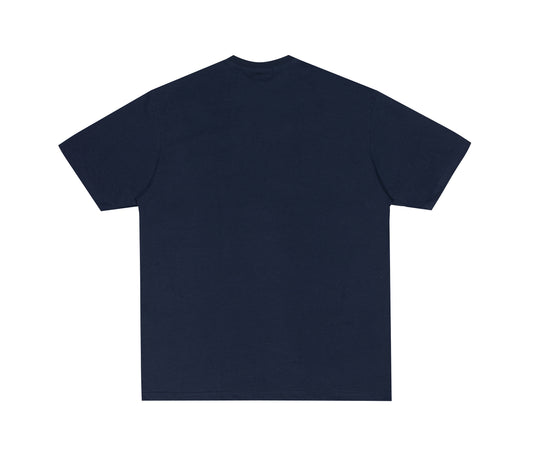 Cola Star Tee in Navy