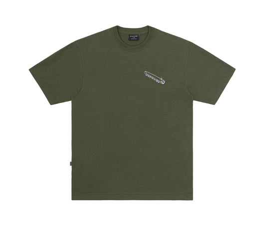 Safety Pin T-Shirt In Dark Green