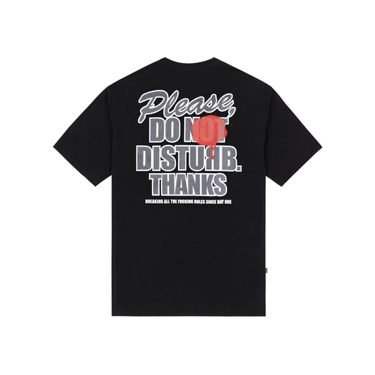 Please do Disturb T-Shirt in Black