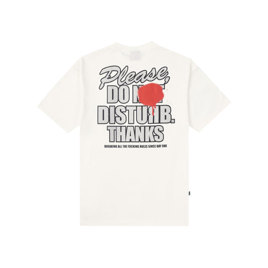Please do Disturb T-Shirt in Off-White