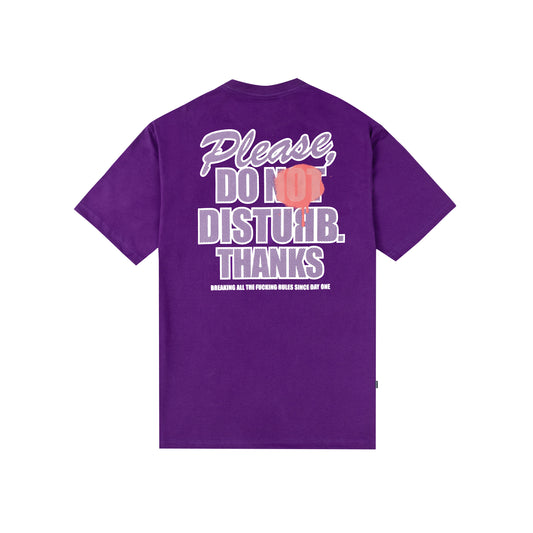 Please do Disturb T-Shirt in Purple