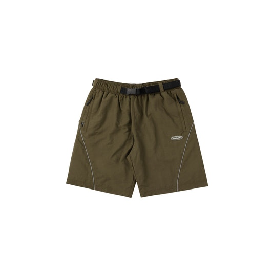 Reflective Shorts in Brown