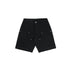 Rivet Twill Shorts in Black