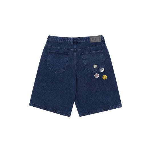 Shorts Jeans Pins Azul