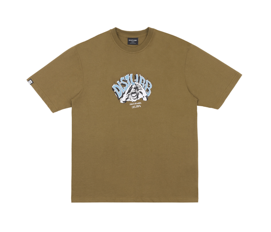 Shout Out Tee in Beige