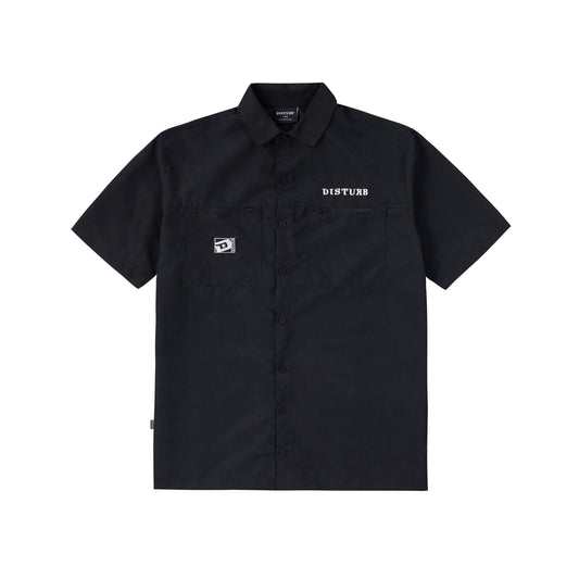 Slash Button-Up in Black