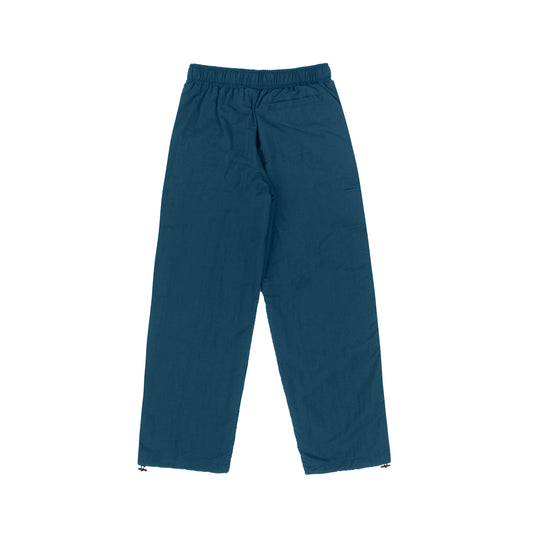 Euro Nylon Pants in Petrol Green