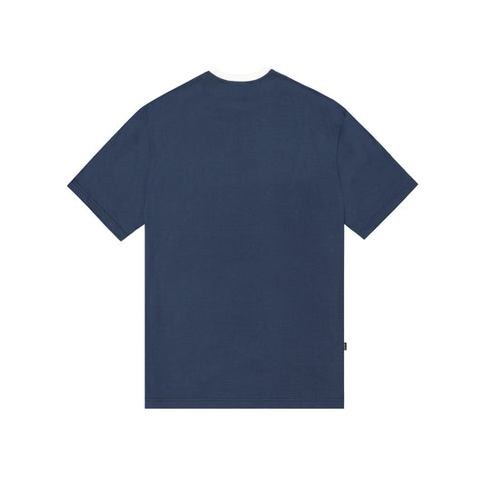 T-shirt Logo Shoulder Line Azul Marinho
