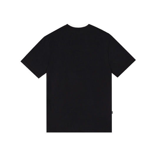 T-shirt Logo Shoulder Line Preta