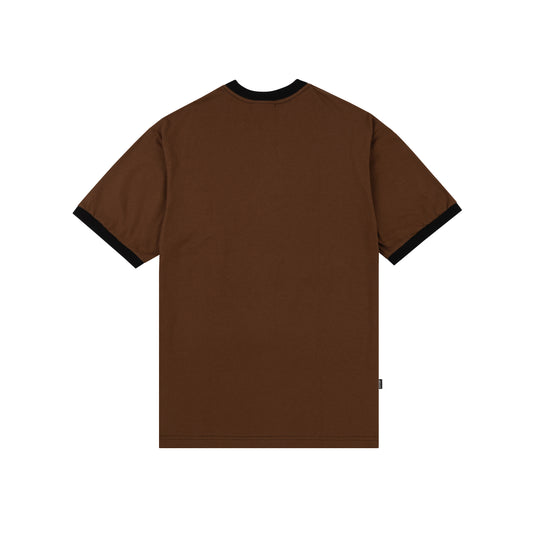 T-Shirt Ringer Marrom