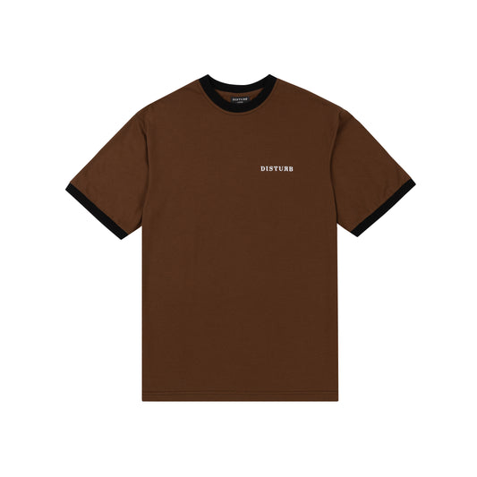 T-Shirt Ringer Marrom