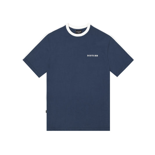T-shirt Logo Shoulder Line Azul Marinho