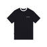 T-shirt Logo Shoulder Line Preta