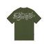 T-shirt Script Stencil Verde