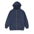 Tonal Zip Through Hoodie in Blue
