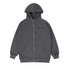 Tonal Zip Through Hoodie in Grey