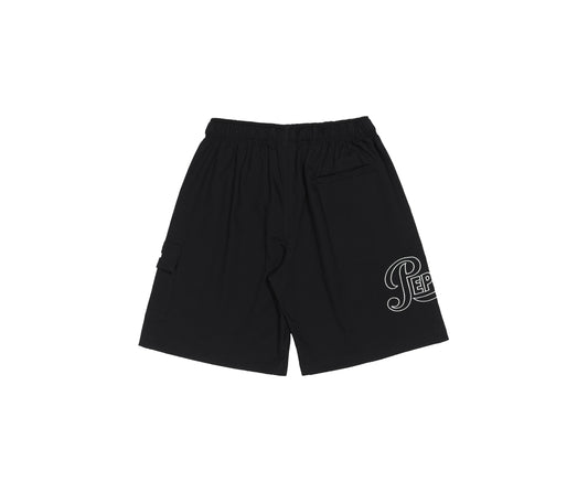 Vintage Twill Shorts in Black