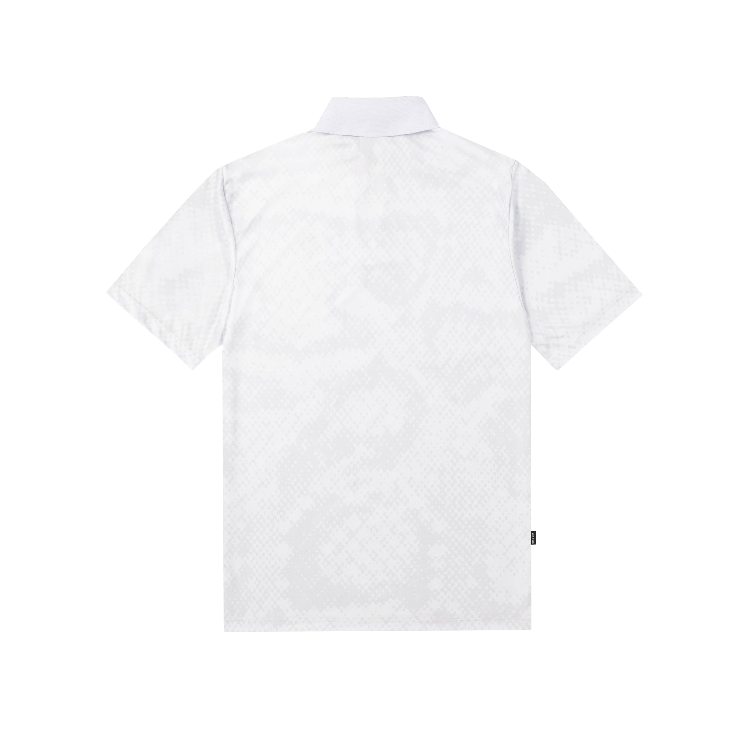 Viper Zip Polo in White – Disturb Industries
