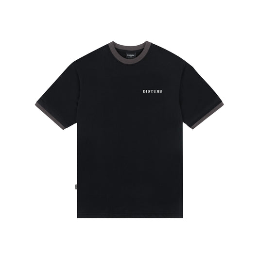 T-Shirt Ringer Preta