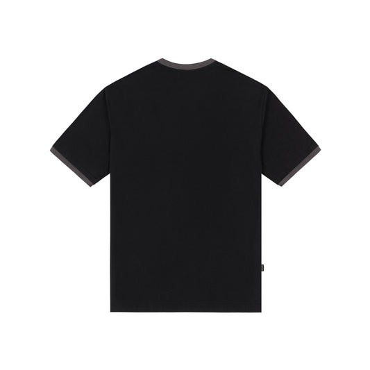 T-Shirt Ringer Preta
